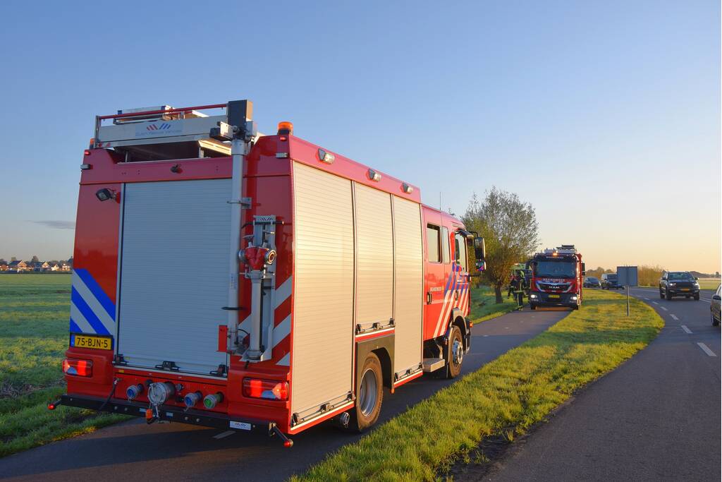 Flinke zoekactie naar mogelijke persoon te water