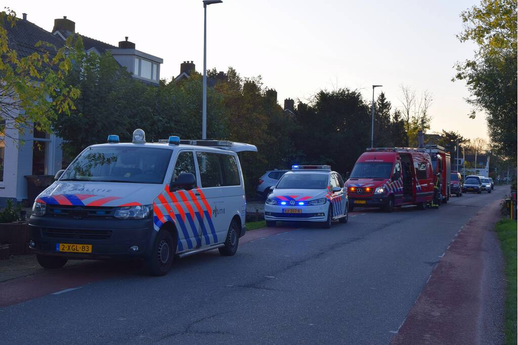 Man op scootmobiel te water geraakt