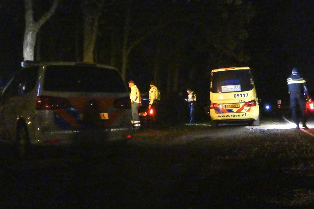 Schade na botsing tijdens keren