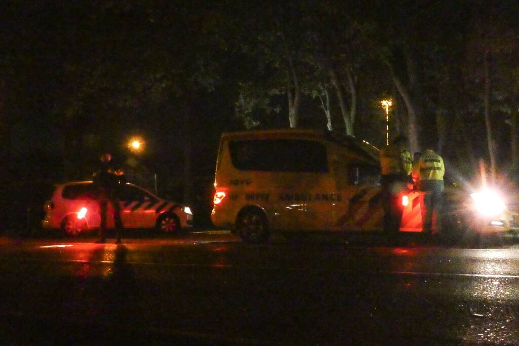 Schade na botsing tijdens keren