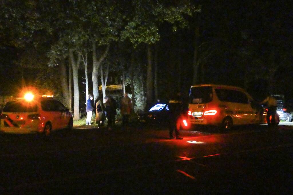 Schade na botsing tijdens keren