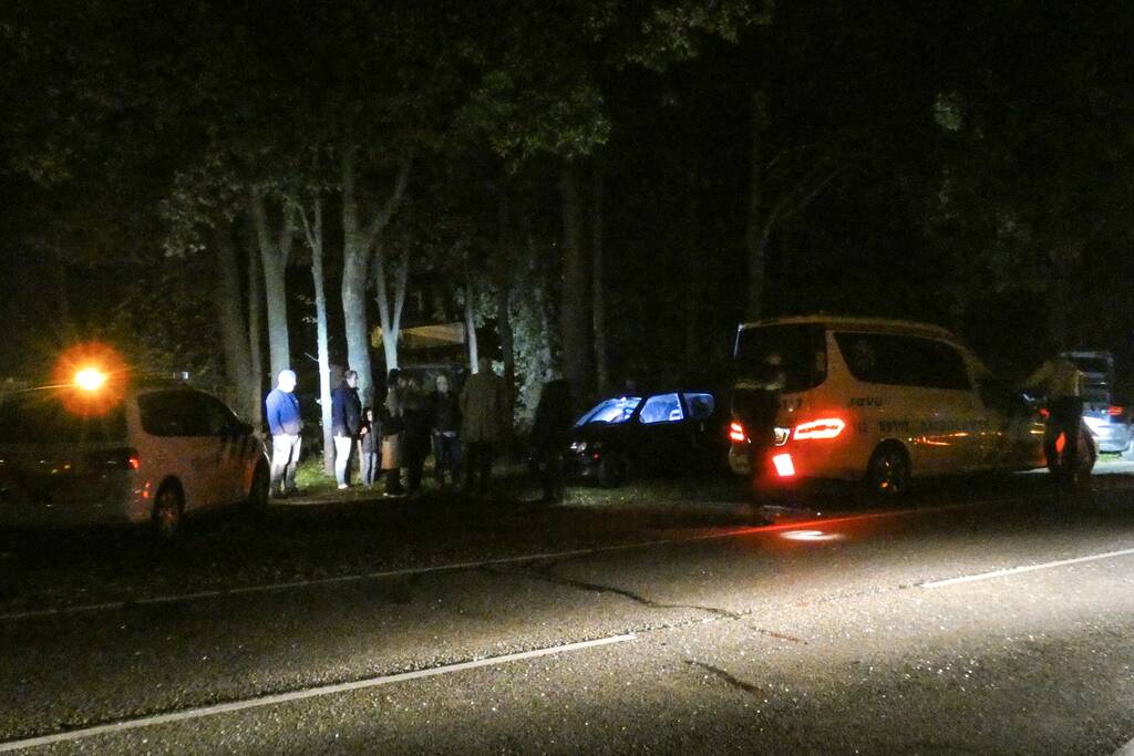 Schade na botsing tijdens keren