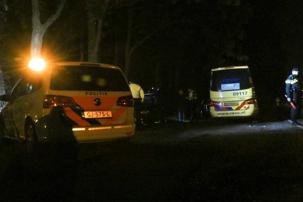 Schade na botsing tijdens keren