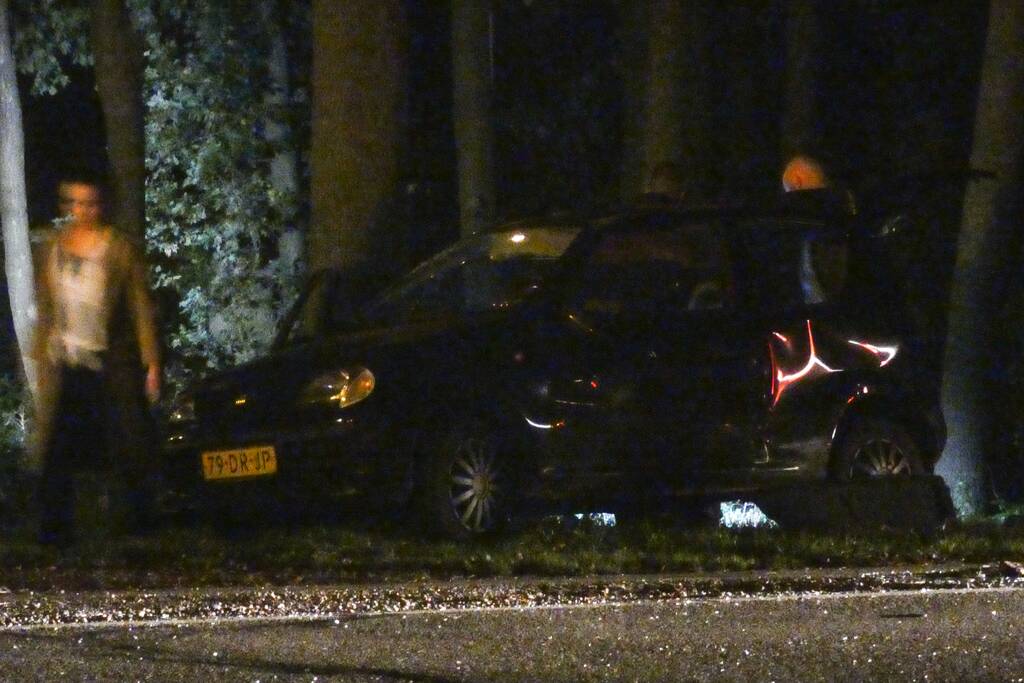 Schade na botsing tijdens keren