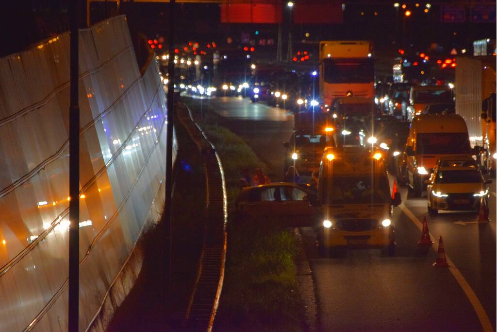 Flinke schade na kop-staart aanrijding