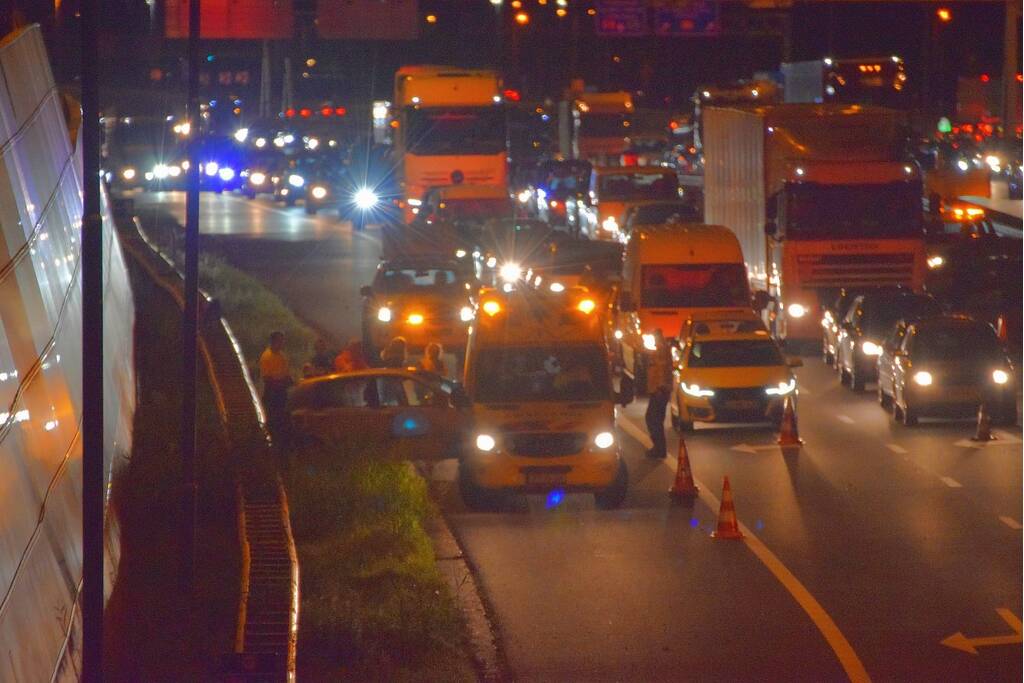 Flinke schade na kop-staart aanrijding