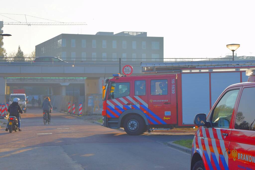 Bouwvakker gewond bij werkzaamheden onder Robert Boyle viaduct
