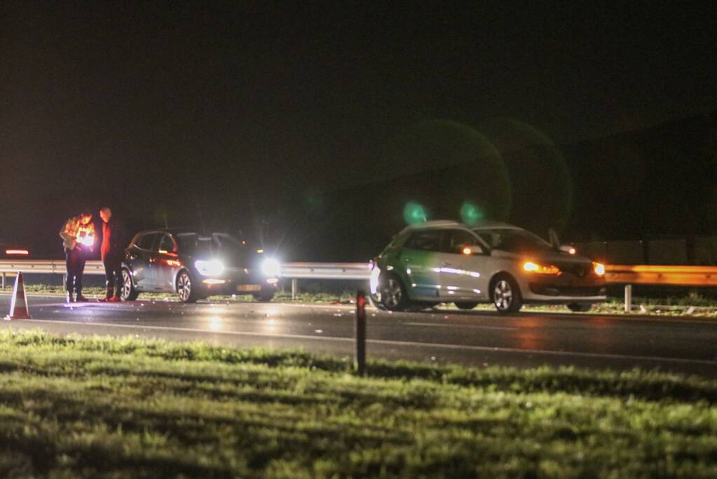 Flinke schade bij kop-staart aanrijding