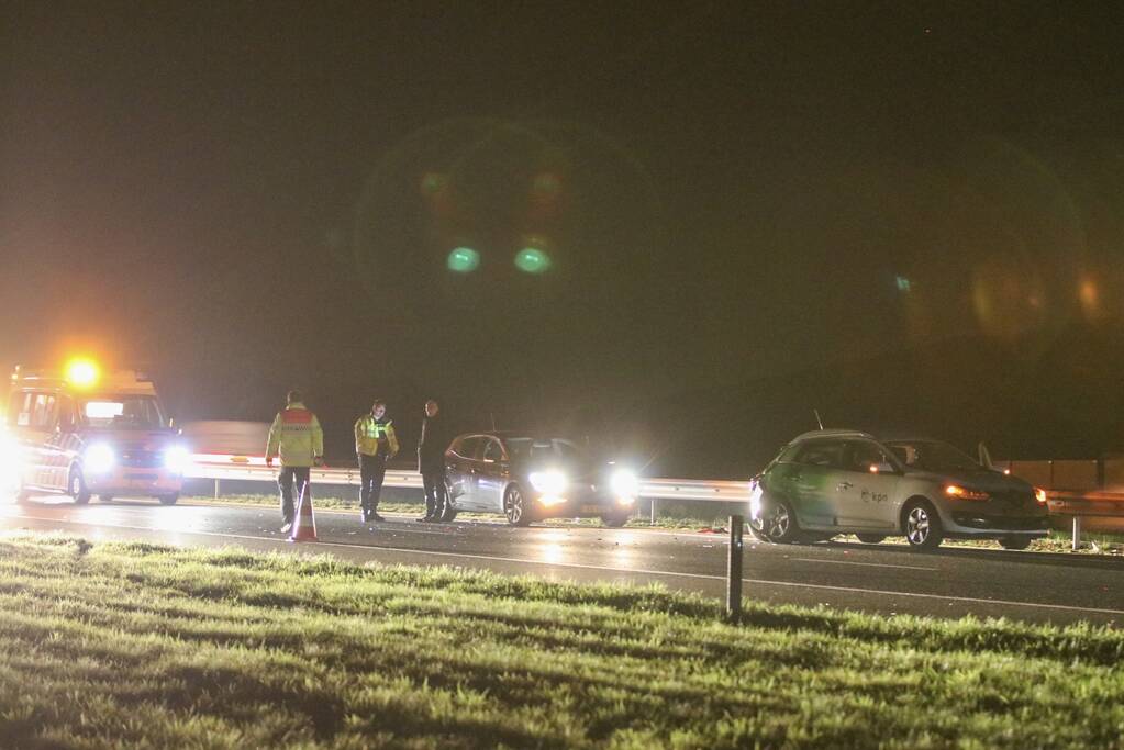 Flinke schade bij kop-staart aanrijding