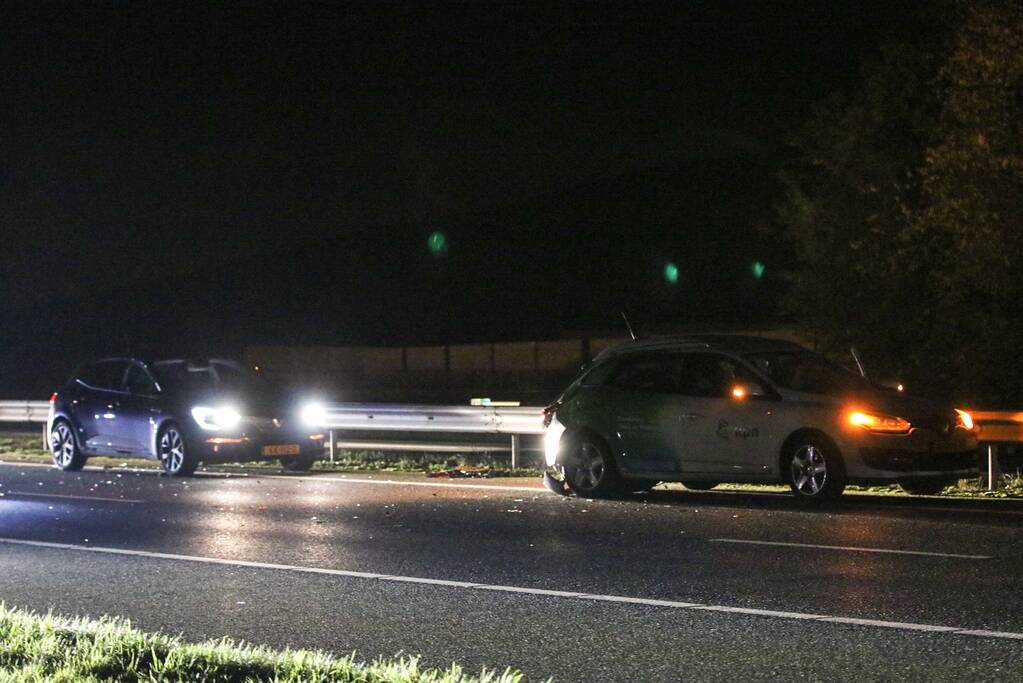 Flinke schade bij kop-staart aanrijding
