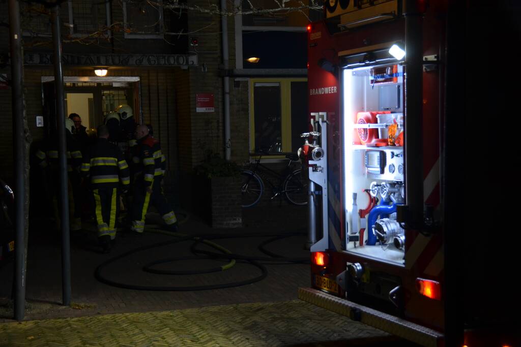 Brand in kelder sociaal pension