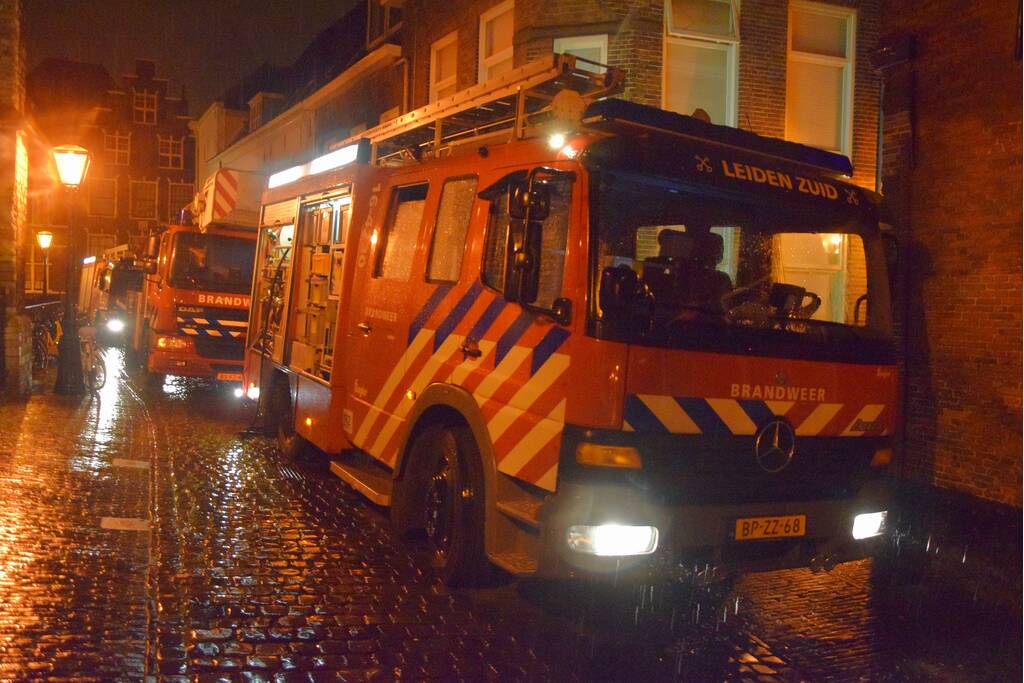 Schoorsteenbrand in monumentaalpand