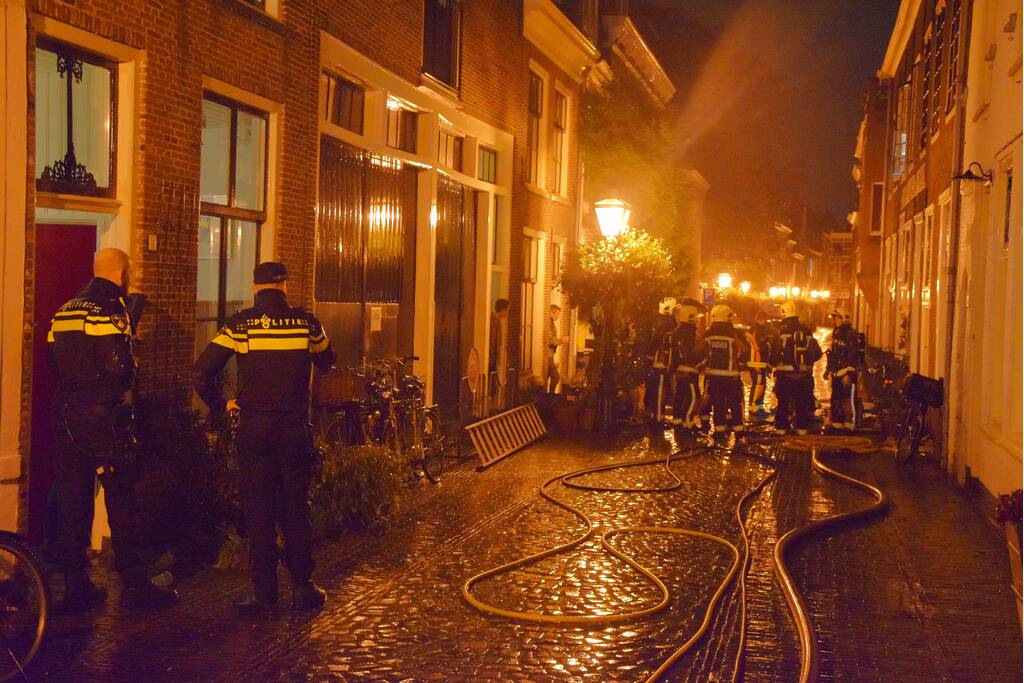 Schoorsteenbrand in monumentaalpand