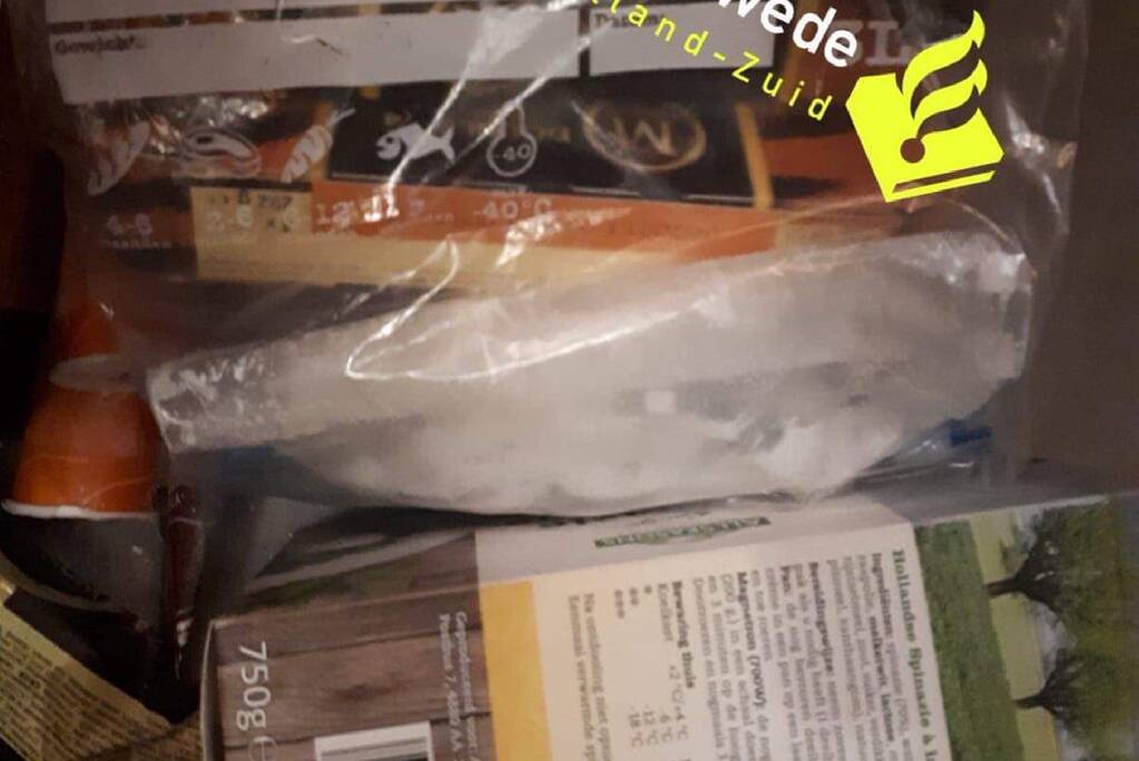 Drugs in vriesvak tussen spinazie en ijsjes