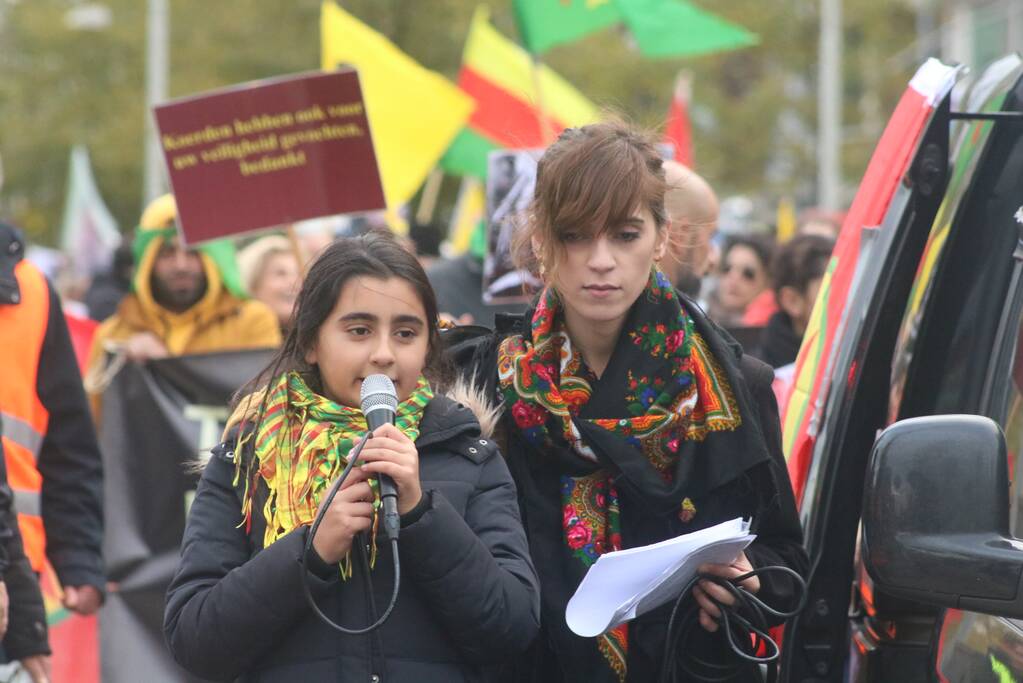Acht aanhoudingen bij demonstratie van Koerden