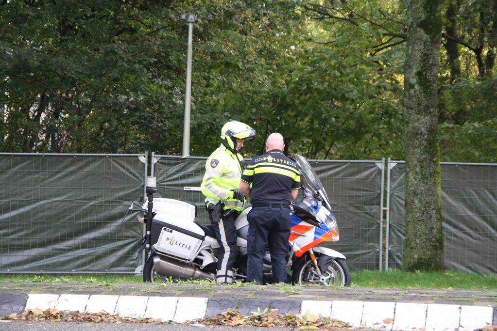 Kruising dicht vanwege reconstructie