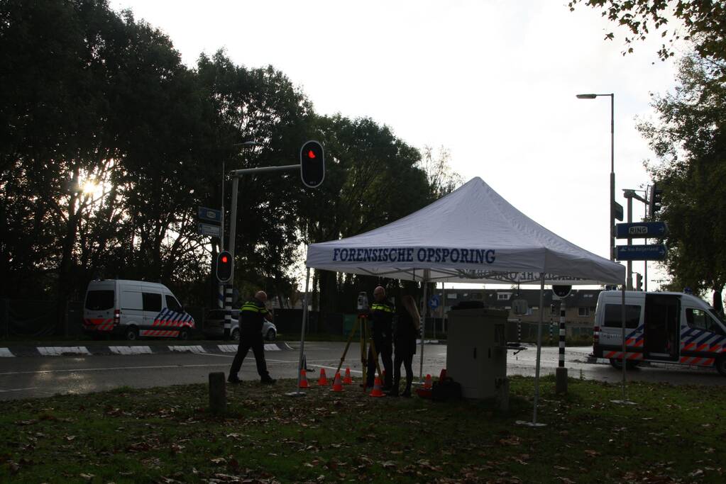 Kruising dicht vanwege reconstructie