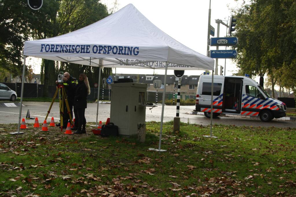 Kruising dicht vanwege reconstructie