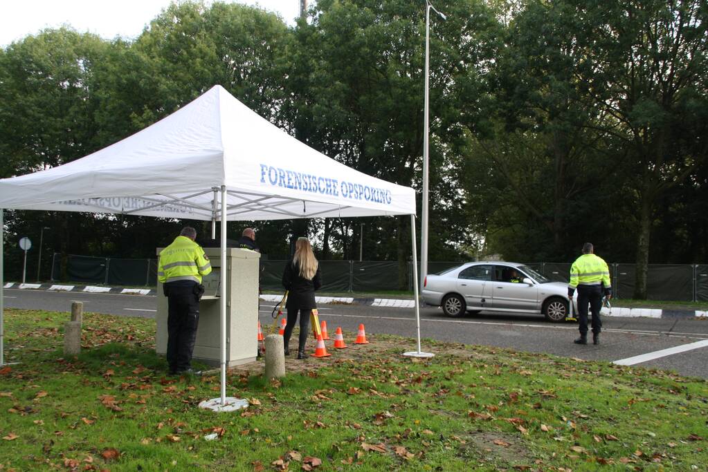 Kruising dicht vanwege reconstructie