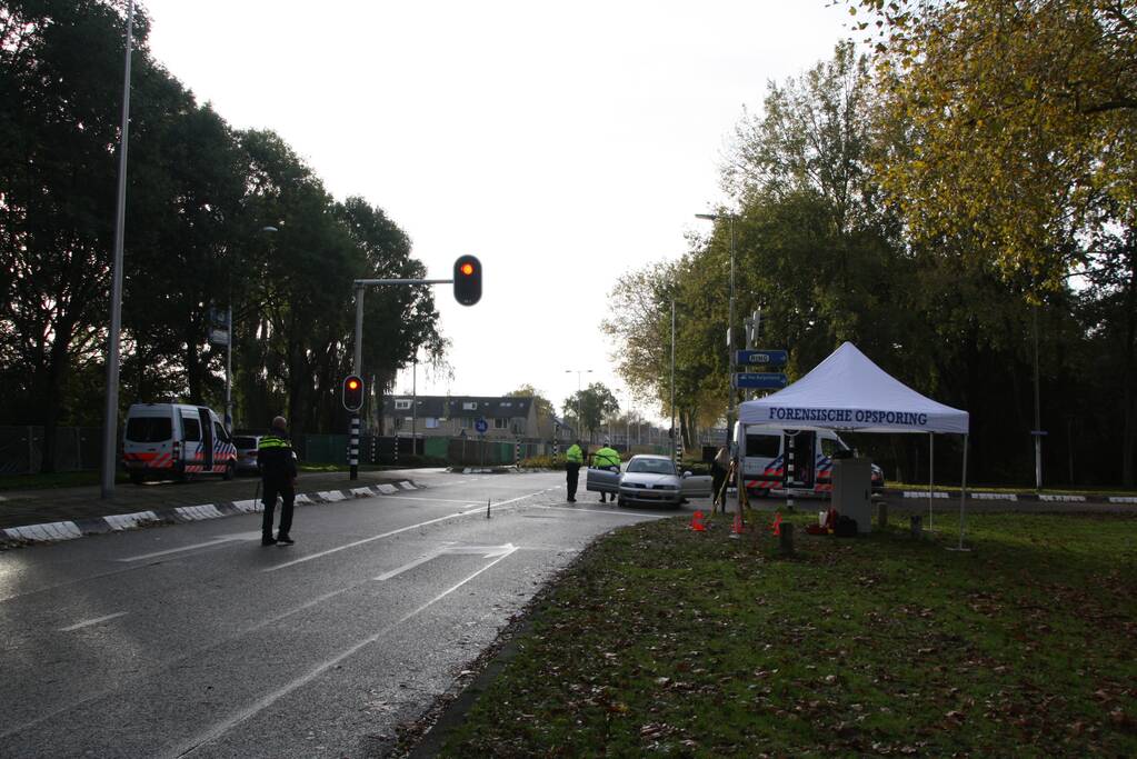 Kruising dicht vanwege reconstructie