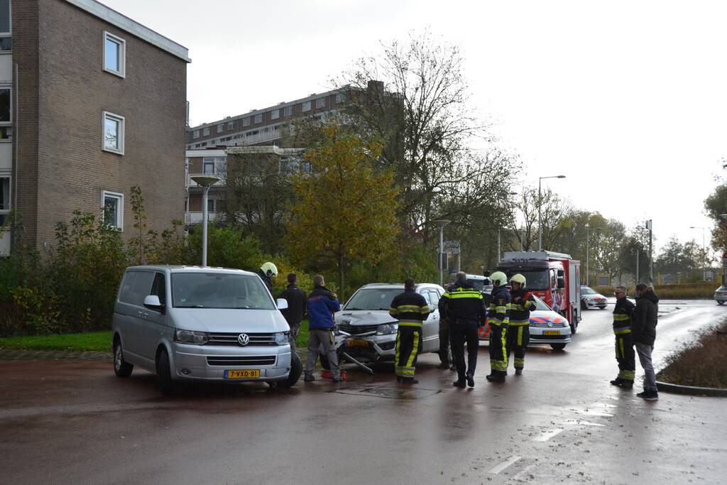 Flinke schade bij aanrijding op kruising