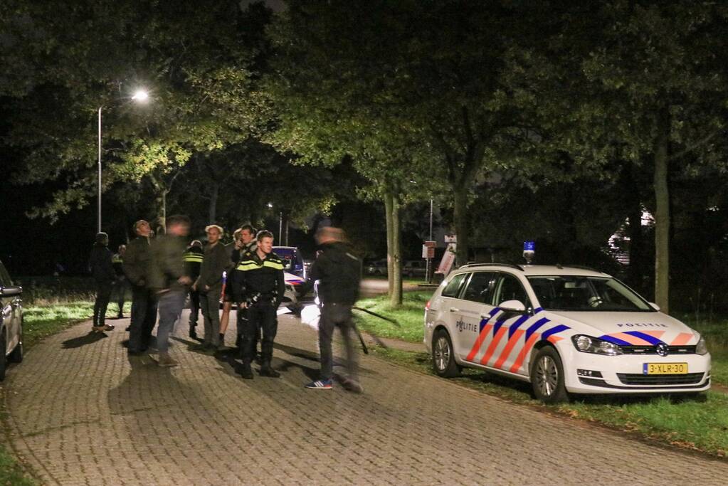 Politie houdt jagende boeren tegen