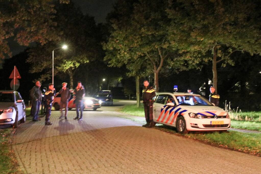 Politie houdt jagende boeren tegen