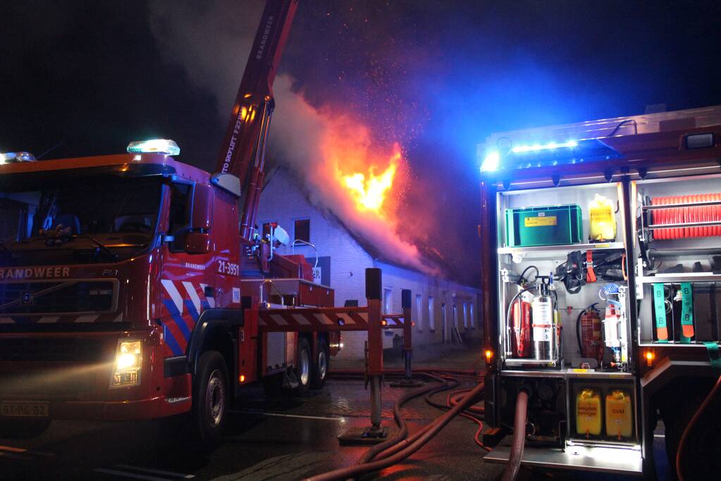 Twee woningen ontruimd na uitslaande brand in atelier