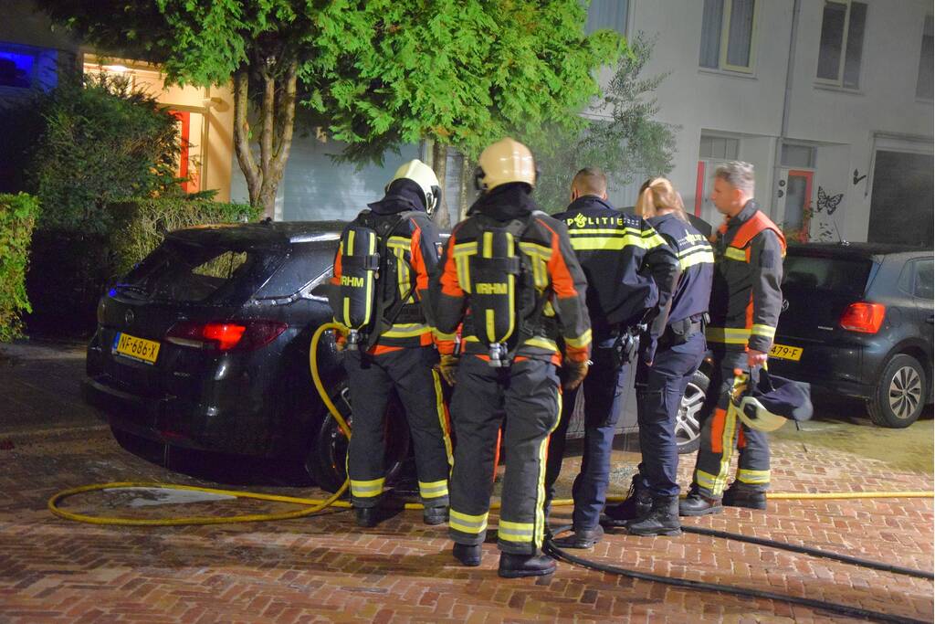 Wederom auto in de brand