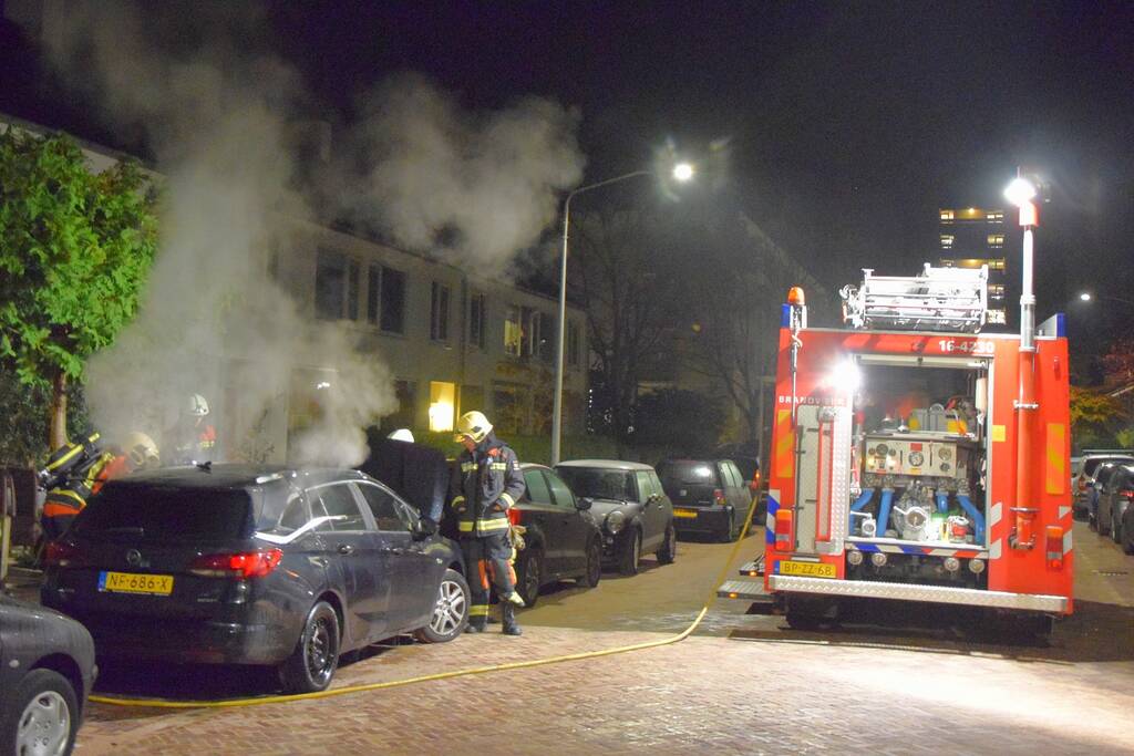 Wederom auto in de brand