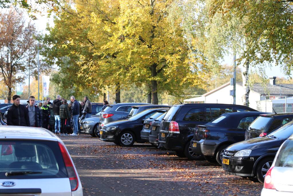 Scooterrijder aangereden op parkeerplaats