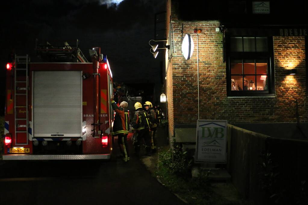 Droger in brand bij Proeflokaal Bregje