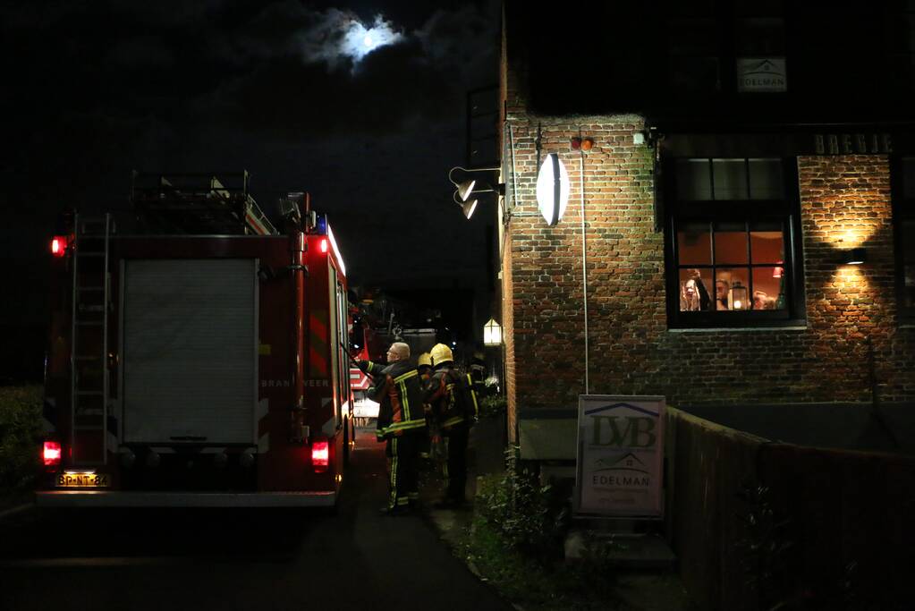 Droger in brand bij Proeflokaal Bregje