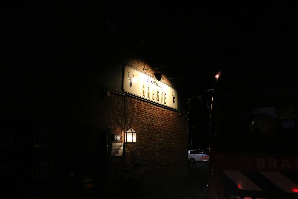 Droger in brand bij Proeflokaal Bregje