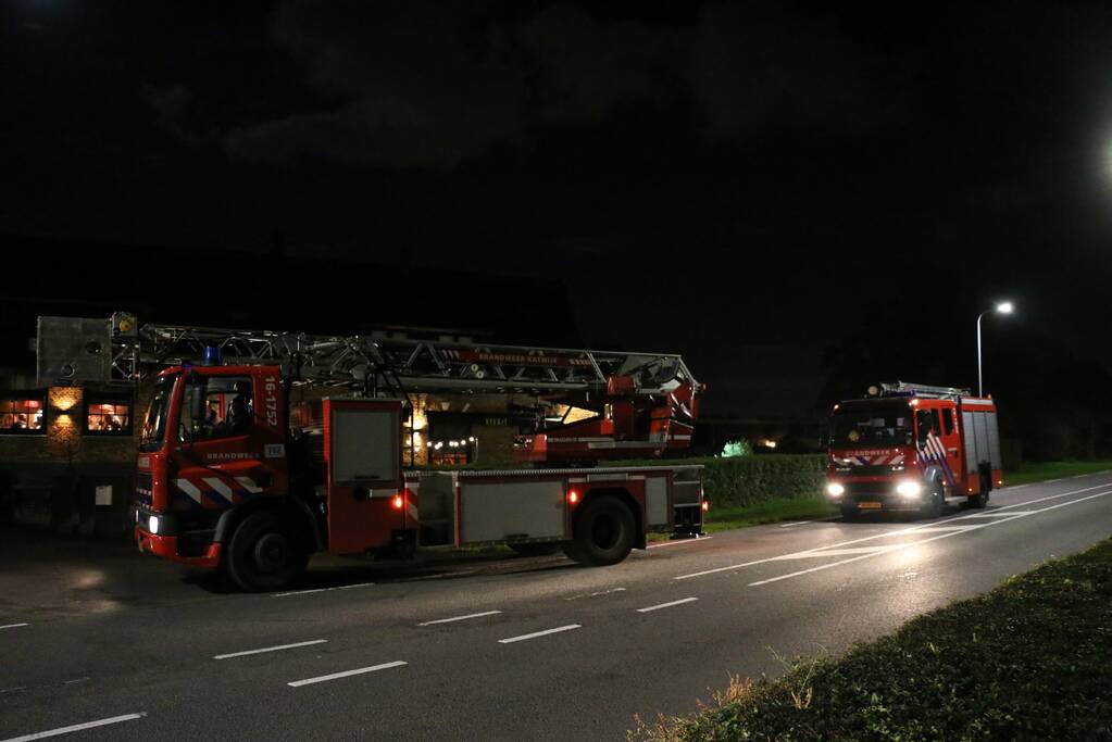 Droger in brand bij Proeflokaal Bregje
