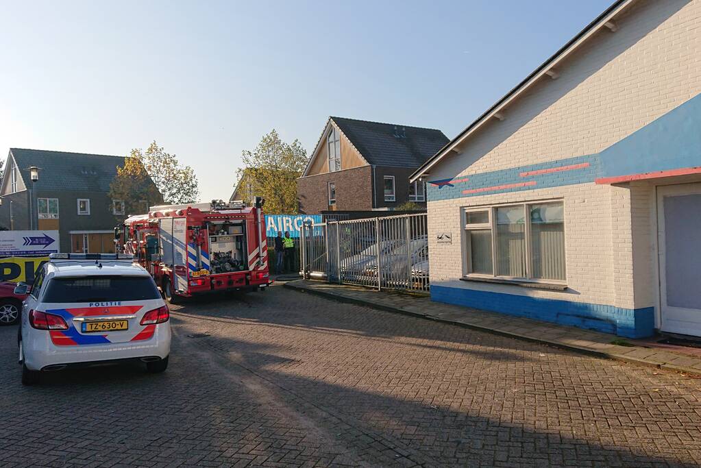 Brand in werkplaats garagebedrijf