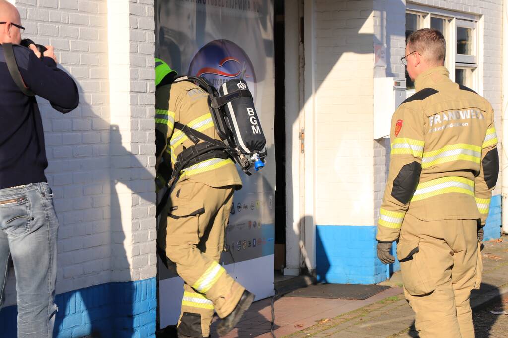 Brand in werkplaats garagebedrijf