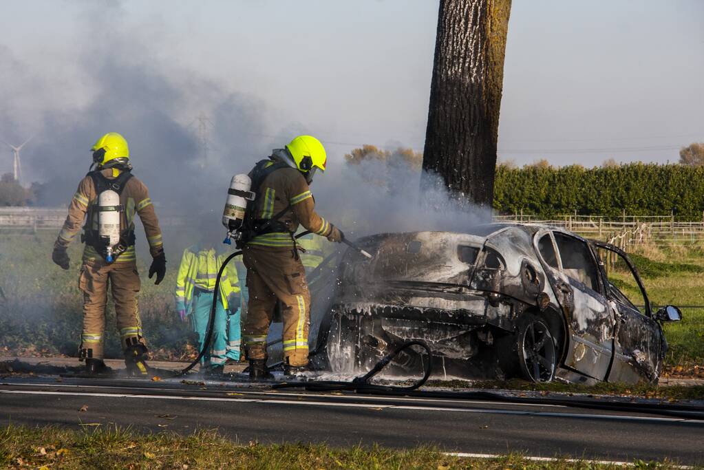Automobilist komt om bij ernstig ongeval