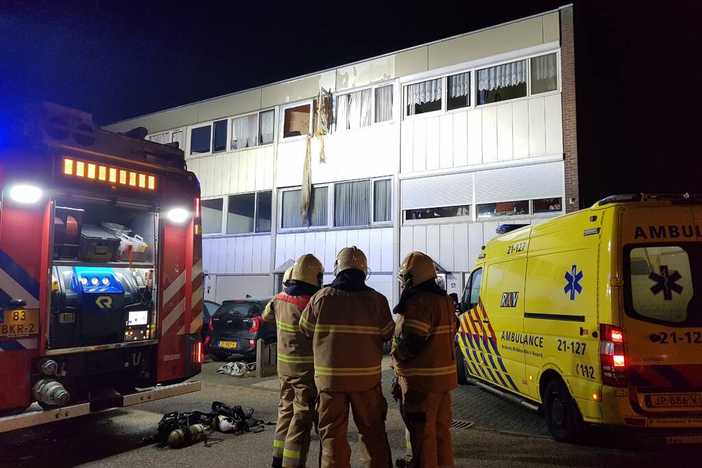 Explosie in woning na brand in kachel