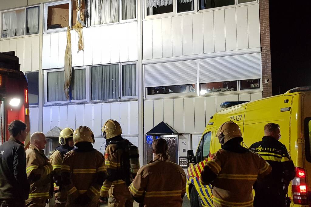 Explosie in woning na brand in kachel