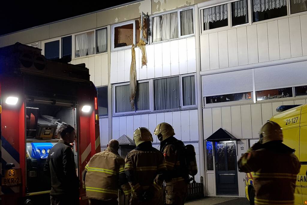 Explosie in woning na brand in kachel