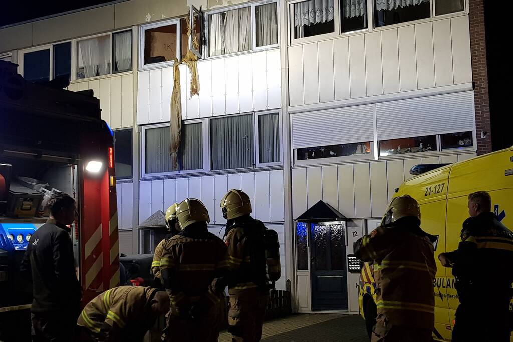 Explosie in woning na brand in kachel