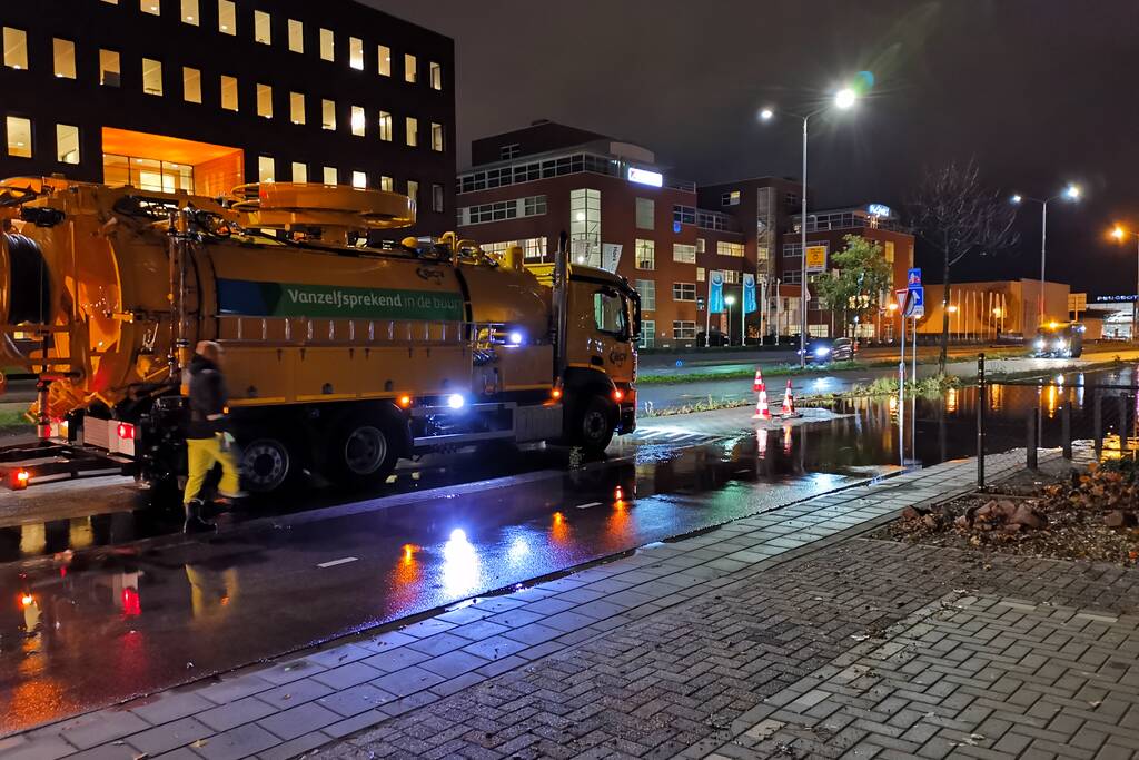 Grote overlast door gesprongen waterleiding