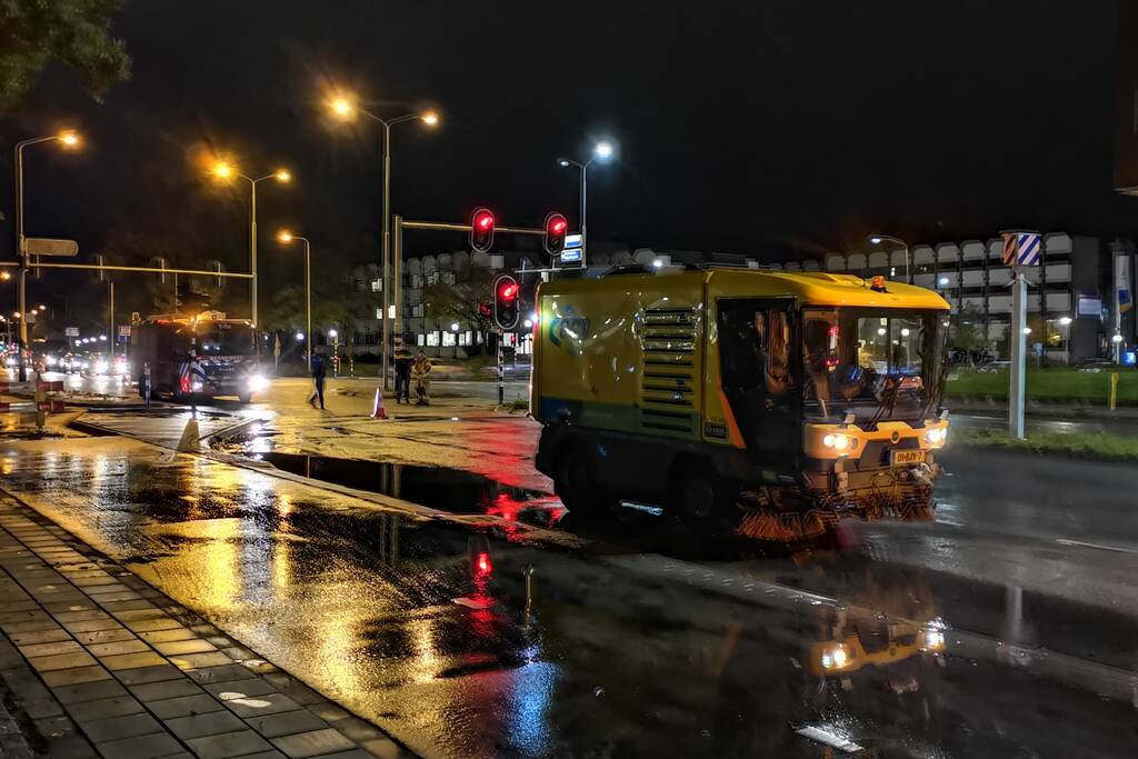 Grote overlast door gesprongen waterleiding