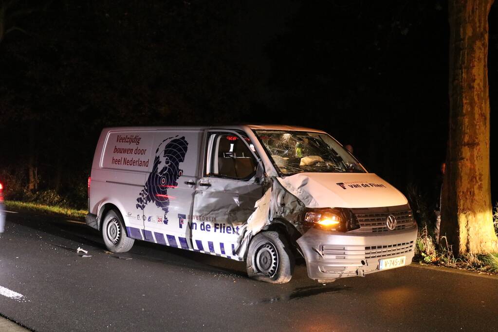 Flinke schade na botsing met boom