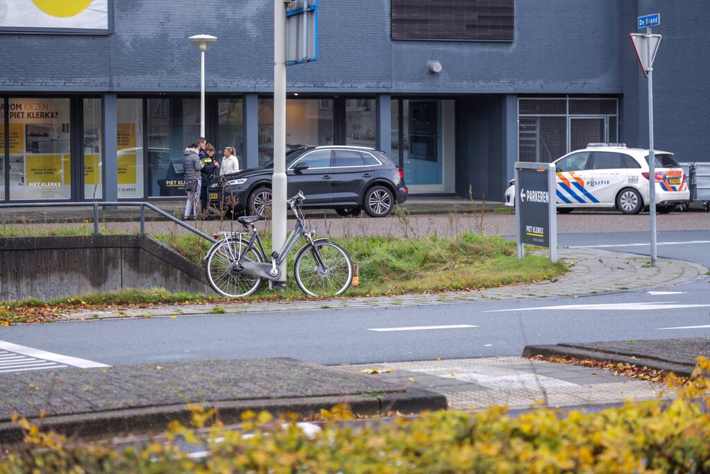 Overstekende fietsster aangereden