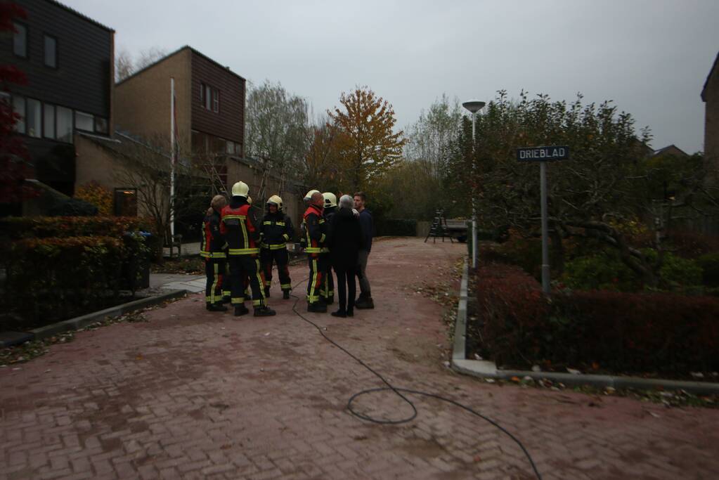 Gaslekkage bij werkzaamheden in voortuin