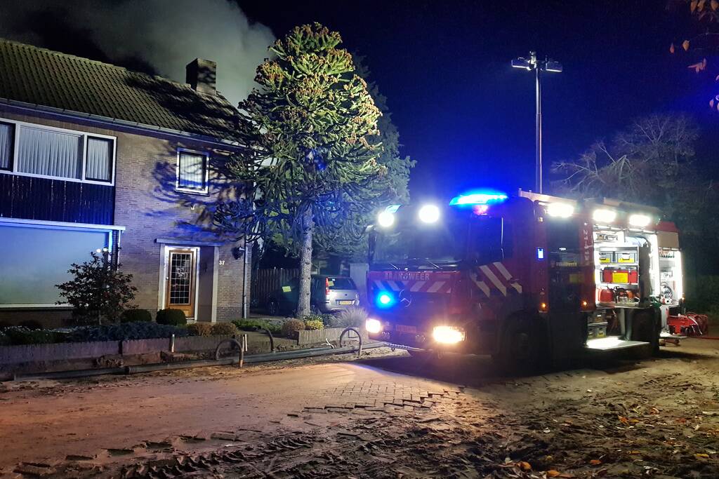 Schuur verwoest door brand
