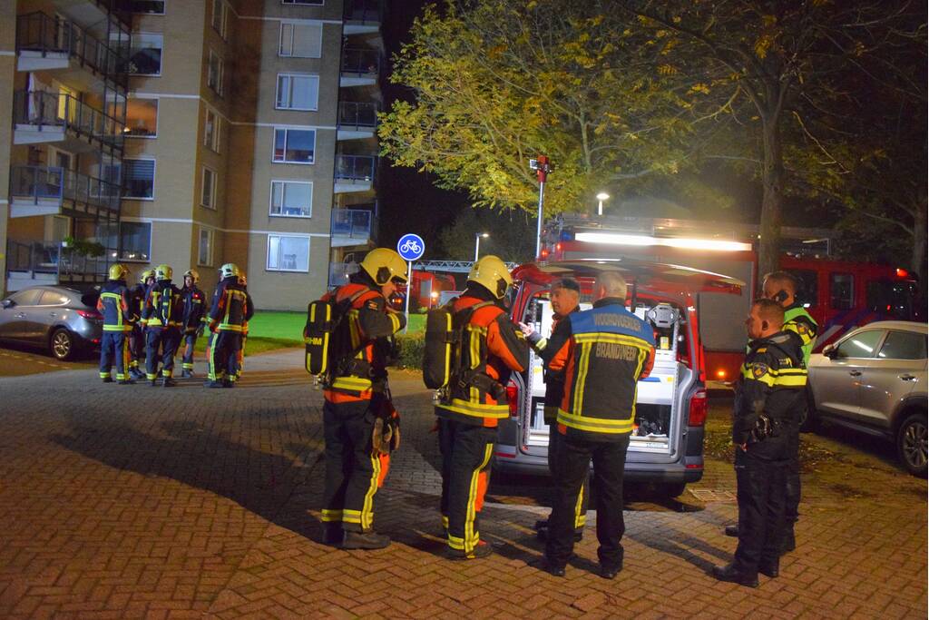 Acht appartementen ontruimt wegens brand