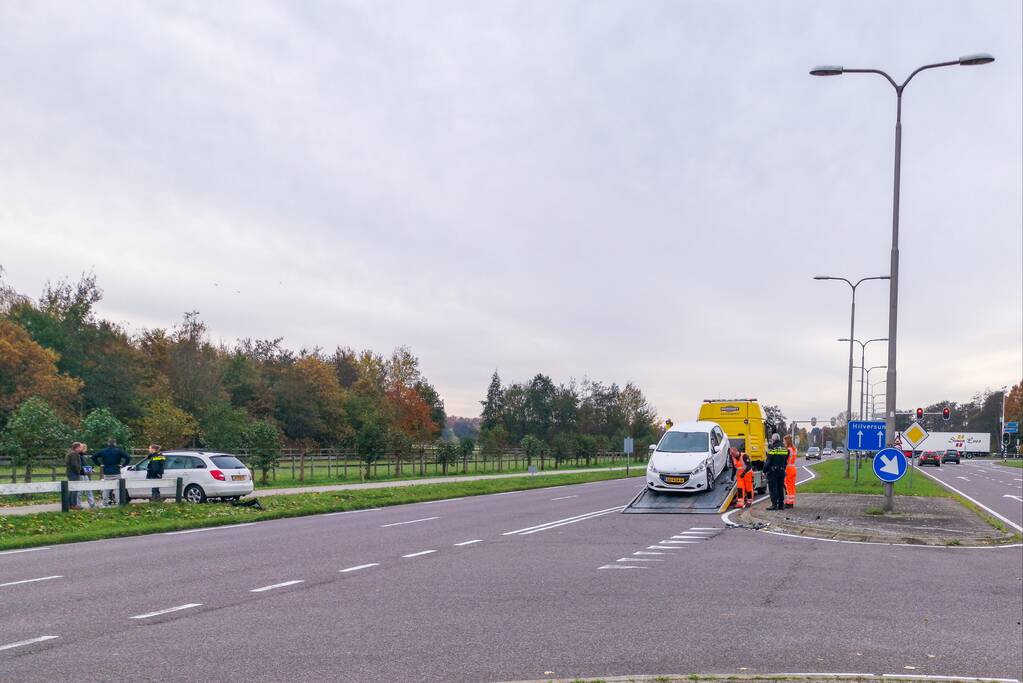 Flinke ravage bij aanrijding op kruising